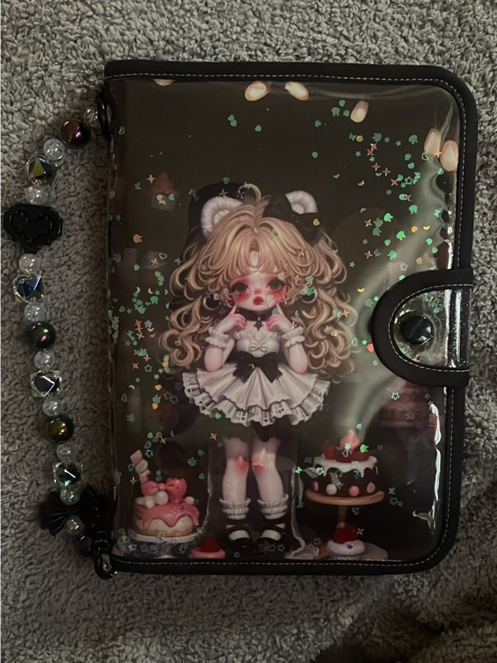 HANDMADE SKULLPANDA BINDER 😍
